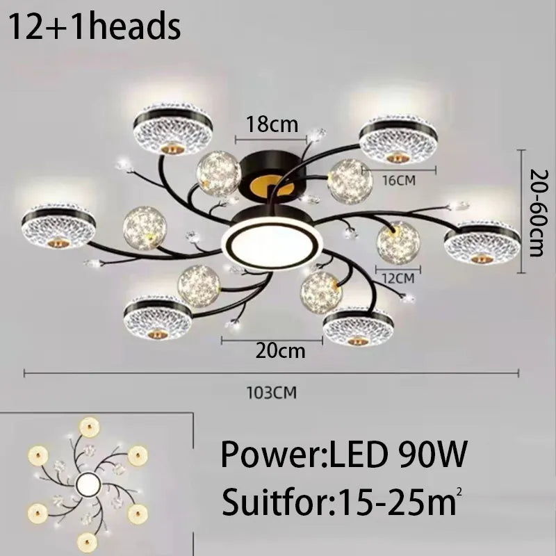Luxury LED Crystal Chandelier for Home Decoration