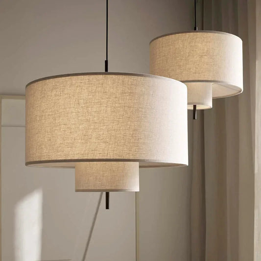 Linen Fabric Ceiling Pendant Lamp Warm, Cozy Lighting for Your Home’s Stylish Ambiance