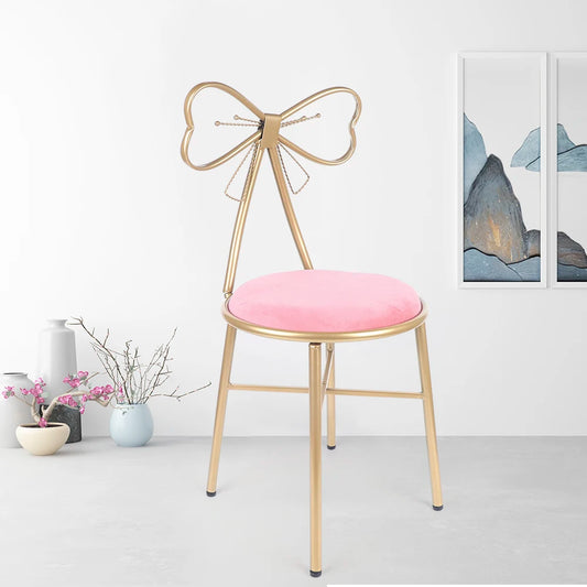 Luxury Minimalist Makeup Butterfly Vanity Stool