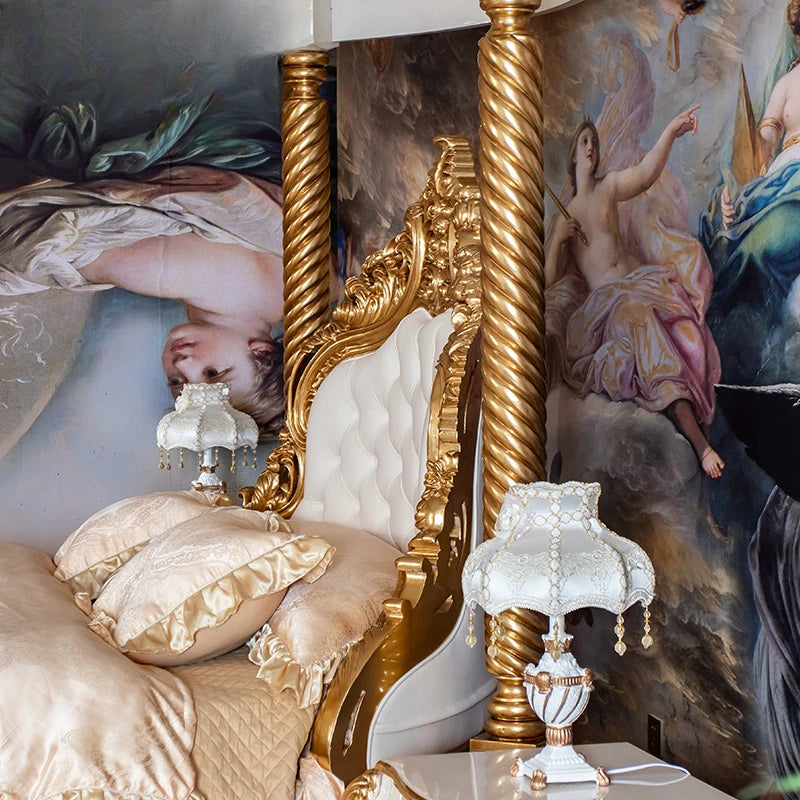 Luxury European Round Bed Wedding Lounge Elegance in Your Home