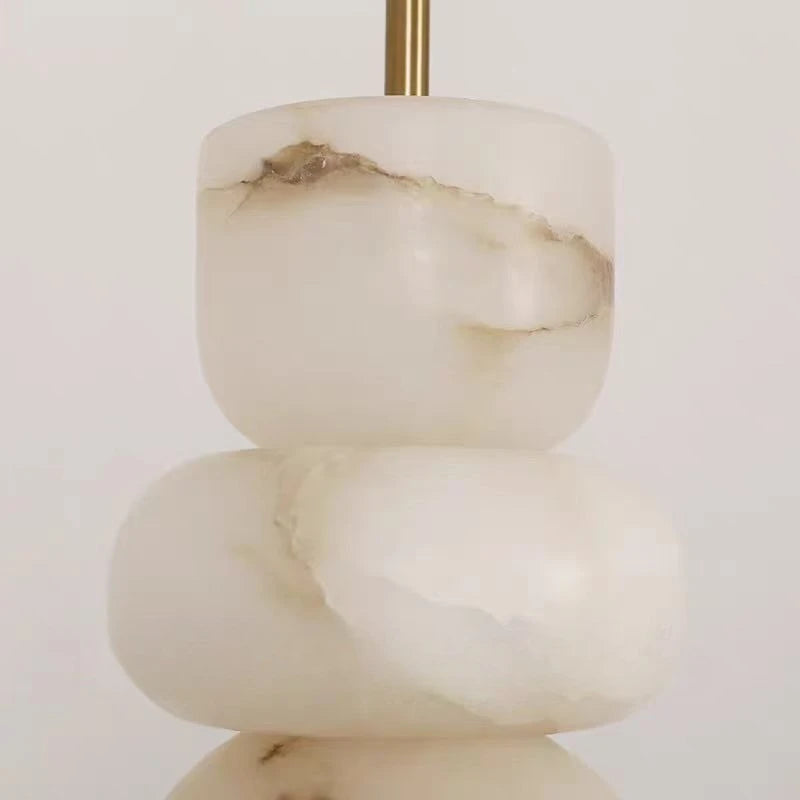 Modern Art Spanish Marble Pendant Light Minimalist Alabaster Chandelier for Luxury Villas & Kitchens