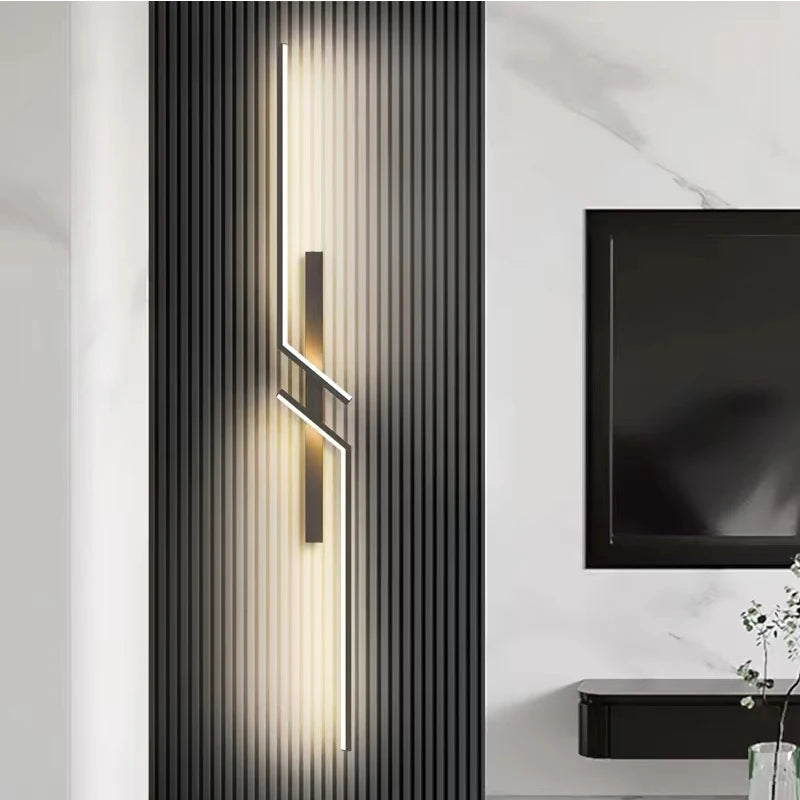 Modern Minimalist Creative Strip Led Wall Light