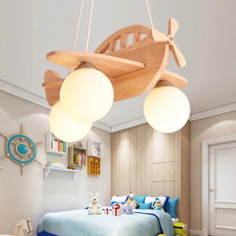 Airplane Chandelier Unique Kids Room Light