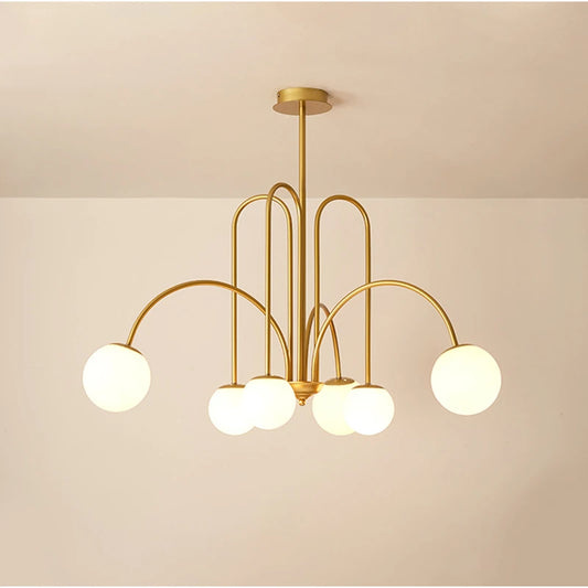 Magic Beans Glass Ball Chandelier for Kitchen, Dining & Living Rooms