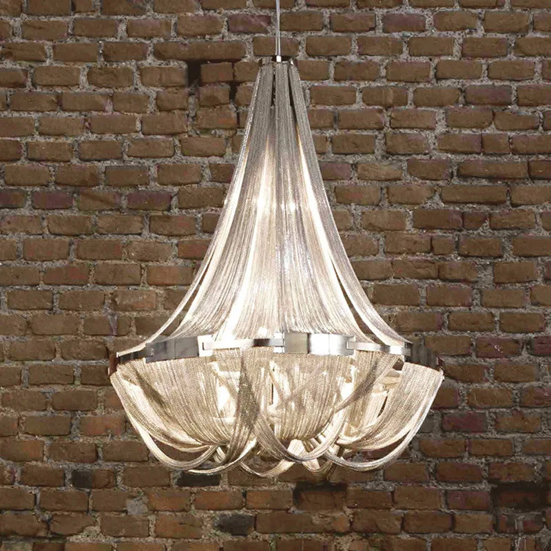 The Art of Light Scandinavian Tassel Chandelier for Modern Interiors