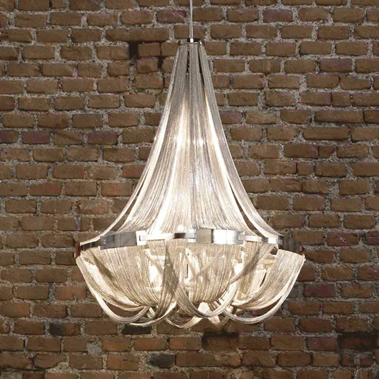 The Art of Light Scandinavian Tassel Chandelier for Modern Interiors