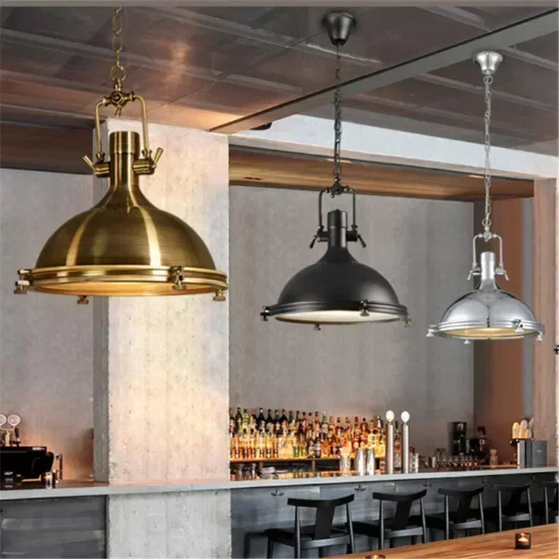 Nostalgic LED Pendant Lighting – Retro Industrial Nordic Chandelier for Home & Bar