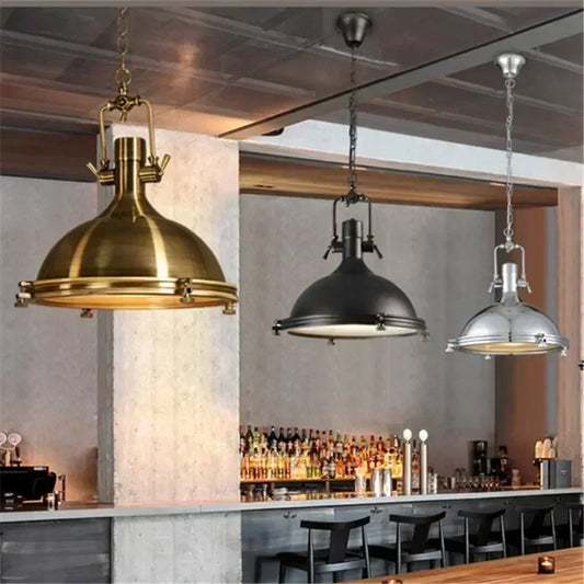 Nostalgic LED Pendant Lighting – Retro Industrial Nordic Chandelier for Home & Bar