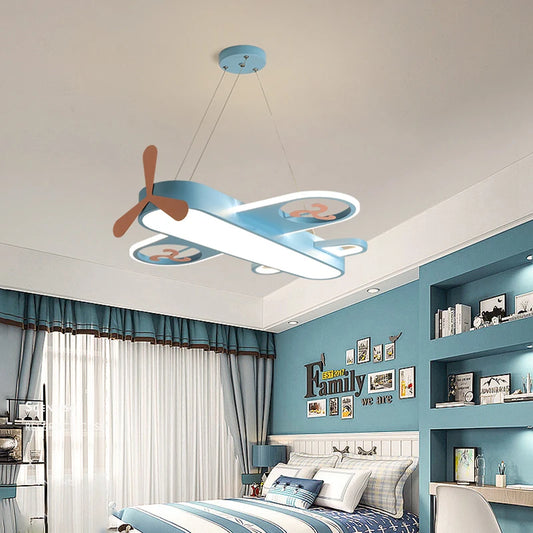 Modern LED Hanging Ceiling Lamp – Stylish Chandelier for Children's Bedrooms, Living & Dining Rooms!