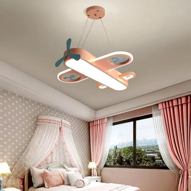 Modern LED Hanging Ceiling Lamp – Stylish Chandelier for Children's Bedrooms, Living & Dining Rooms!