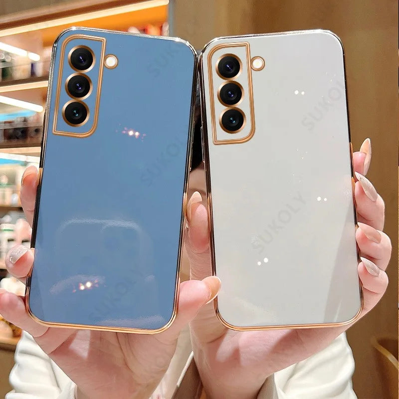 Luxurious Plating Case for Samsung Galaxy S22/S23 Ultra & More – Style Meets Protection!