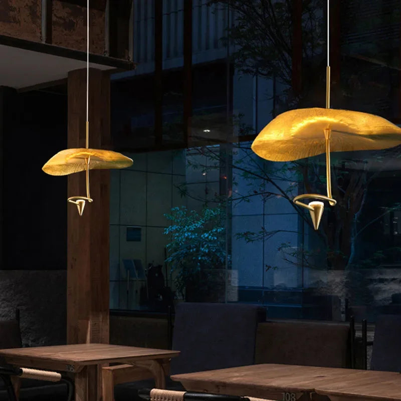 Luxury Art Décor Copper Chandelier – LED Hanging Lamp for Stylish Homes & Restaurants