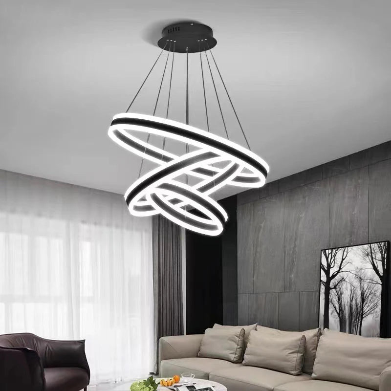 Modern LED Chandelier – Sleek Round & Square Designs for Living Rooms, Dining Rooms & Bedrooms