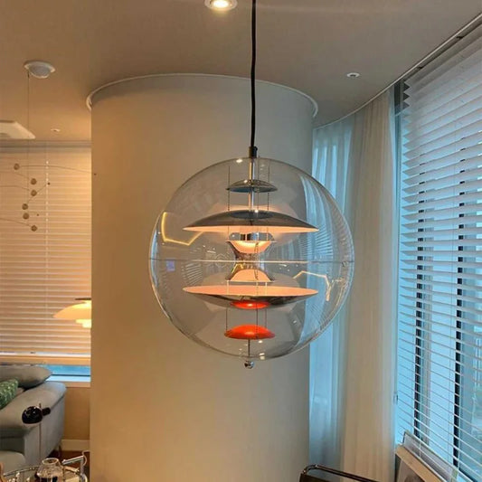 Danish Designer Planet Lamp – Nordic Art Pendant Light for Dining & Bedroom