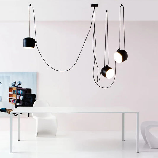 Black & White Flos Chandelier for Restaurants, Bars & Offices