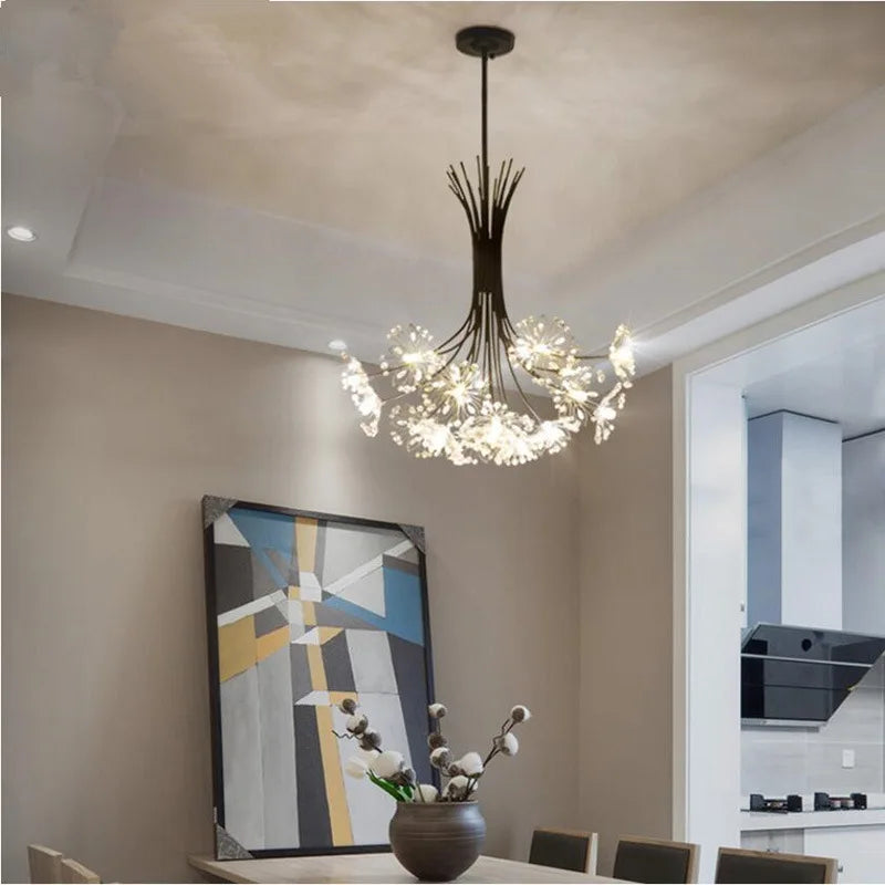 Glamorous Modern Crystal LED Chandelier for Home, Office, and Hotel Lighting