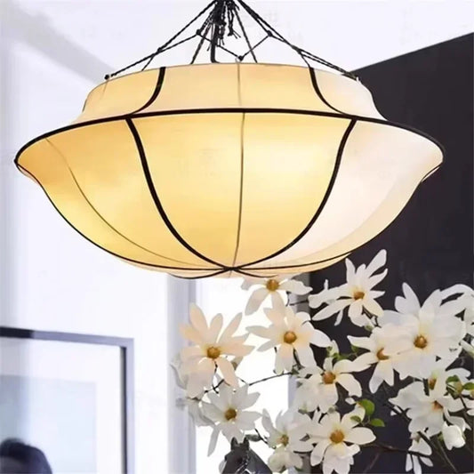Elegant Nordic Cloth Chandelier – Perfect Pendant Light for Living Rooms & Restaurants