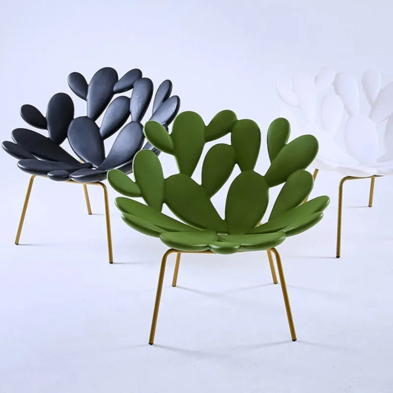 Unique Cactus Petal Leisure Chair for Living Room, Office Lobby & Lounge