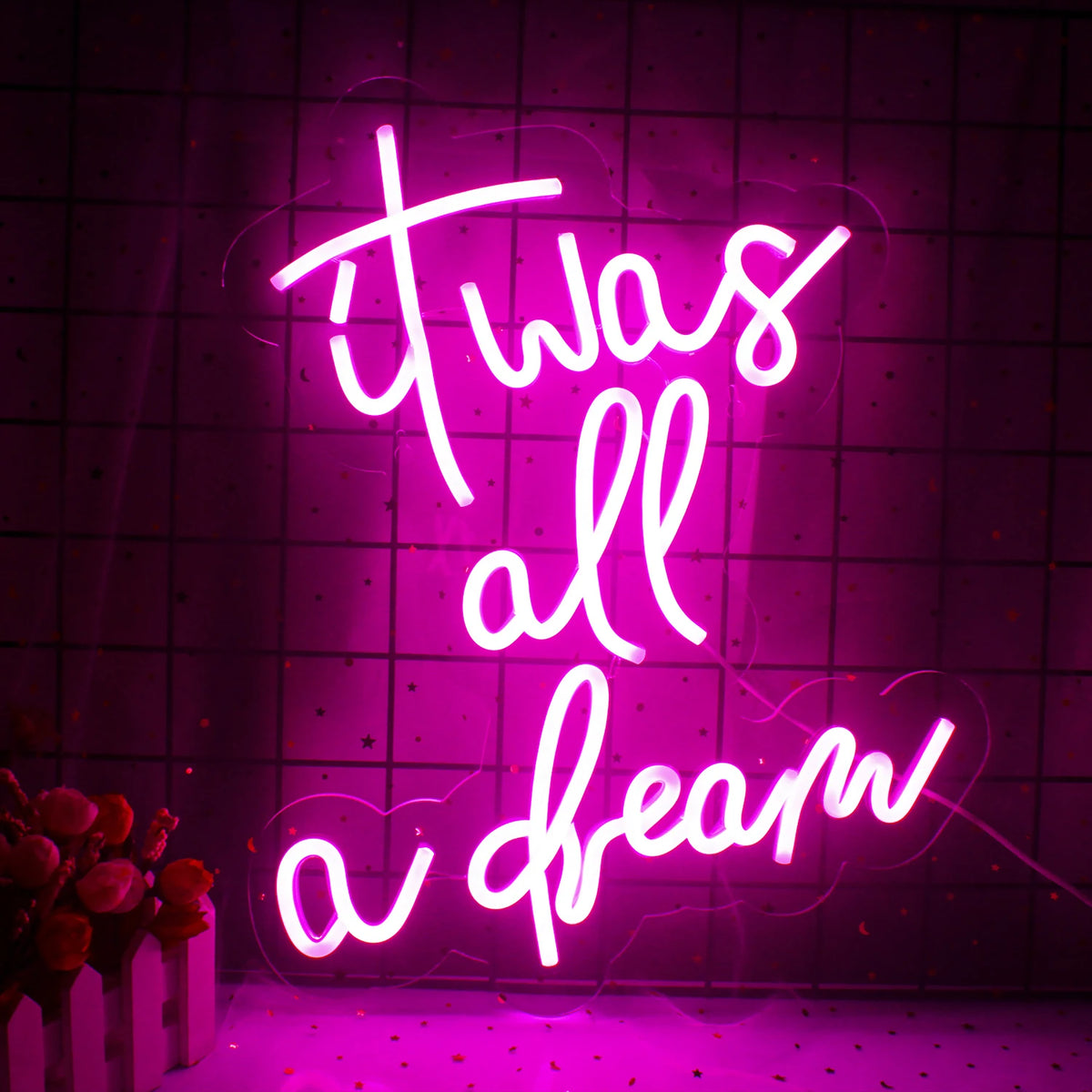 Illuminate Your Celebration: Wedding Neon Light Letters for Stunning Room Decor!