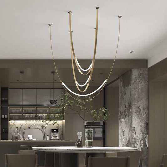 Luxury U Shaped Chandelier For Your Villa, Hotel, or Restaurant Decor