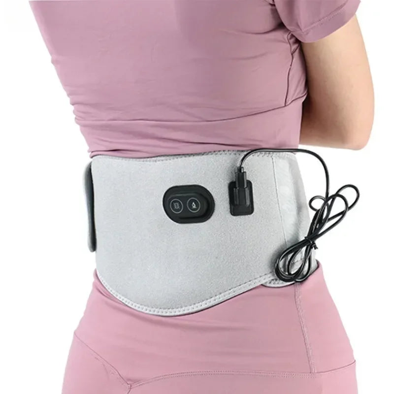 Ultimate USB Electric Heating Warmer Lumbar Back Pad: Hot Support Brace for Pain Relief & Massage Therapy!