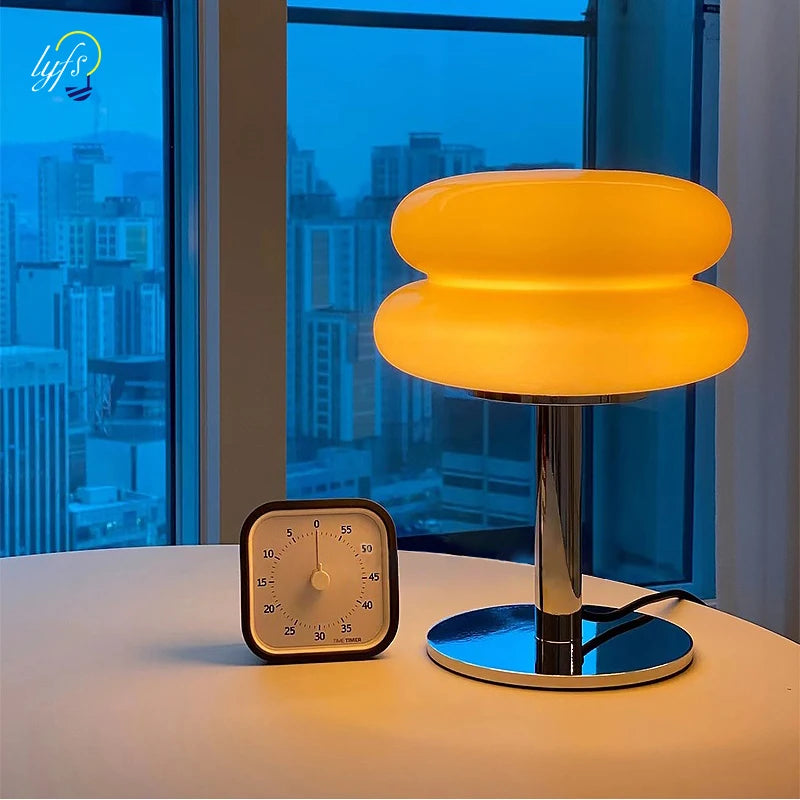 Nordic LED Table Lamp: Modern Interior Lighting Fixture for Dining, Bedroom & Home Décor | Elegant Bedside & Desk Night Light
