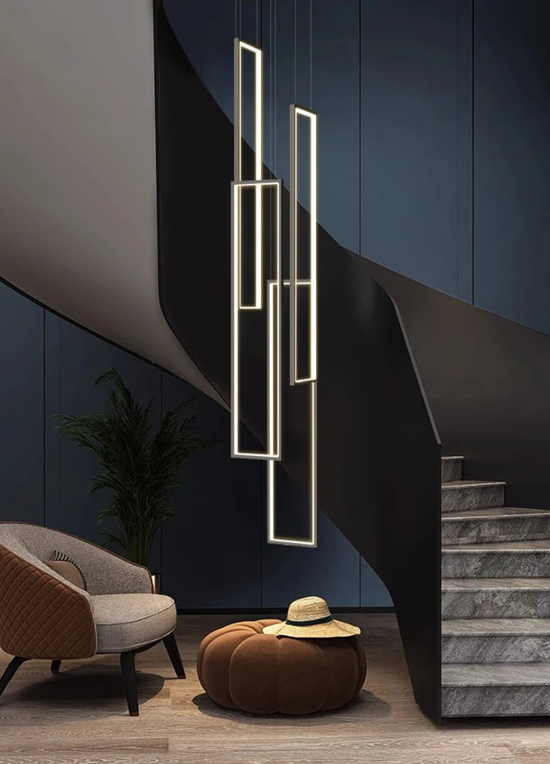 Modern Led Lights Pendant Lamps Perfect for Living Rooms & Staircases