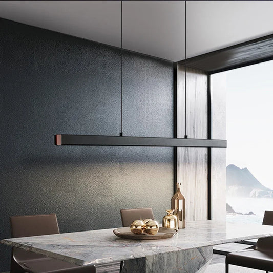 Long LED Chandelier for Home & Office
