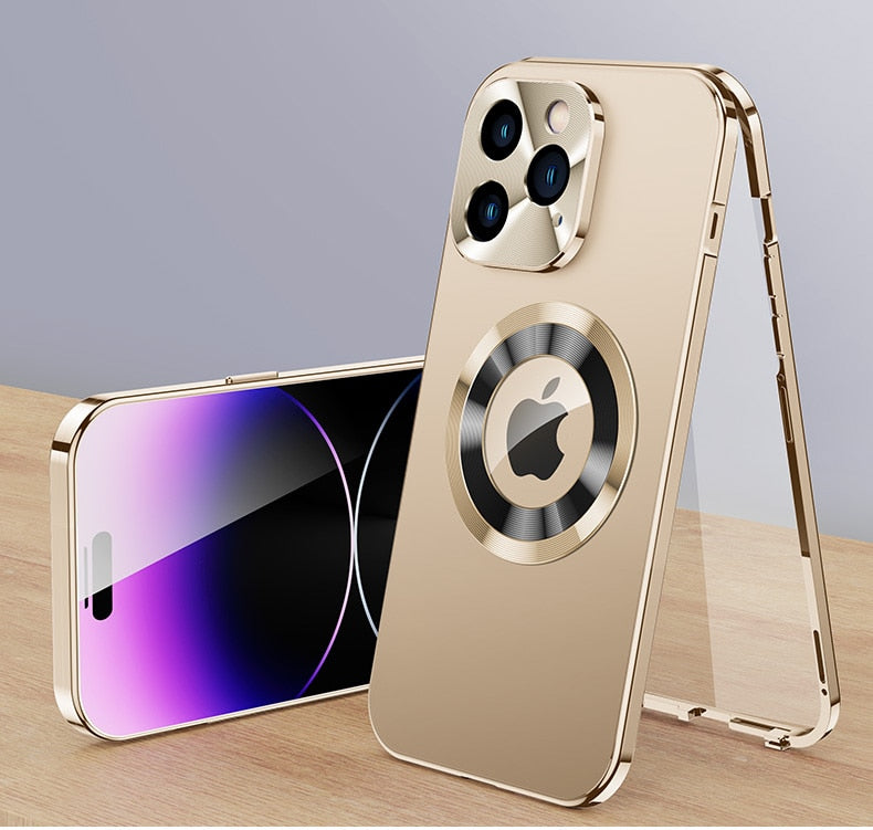 New Full Metal Magnetic Case For iPhone 16, 16 Pro, 16 Pro Max, 16 Plus, 15 - iPhone 13