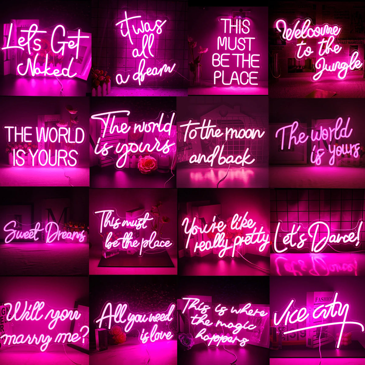 Illuminate Your Celebration: Wedding Neon Light Letters for Stunning Room Decor!