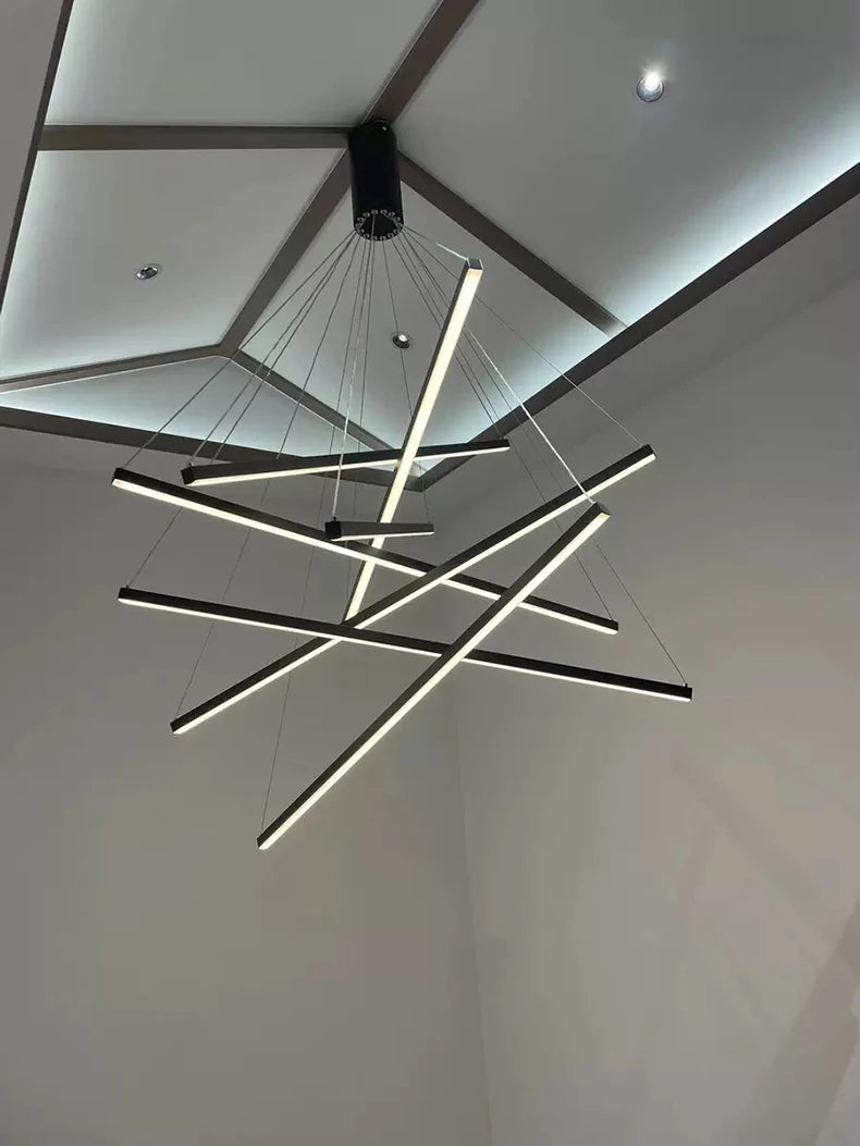 Modern Ceiling Chandelier Elegant Hanging Light Fixture for Dining & Living Room Decor