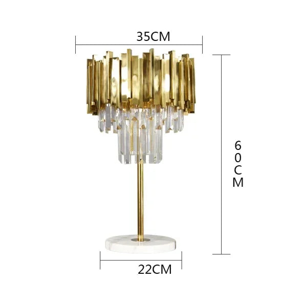 Modern Gold & Black Crystal Chandelier LED Pendant Light for Living Room & Hotel Elegance