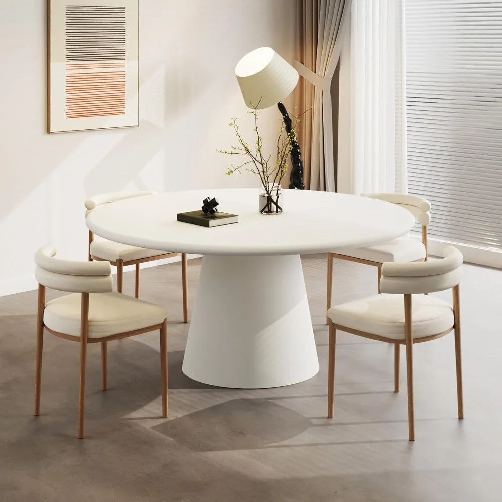 Modern Dining Set for Stylish Kitchens with Mid-Century Style & Solid Wood Build