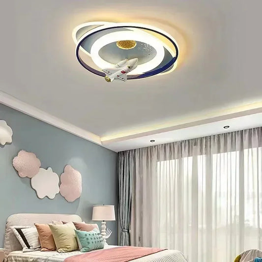 Rocket & Astronaut Chandelier for Boys’ & Girls’ Room