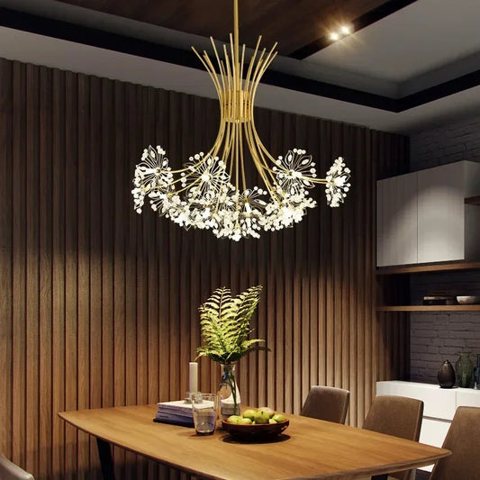 Glamorous LED Chandelier for Living Rooms, Offices & More