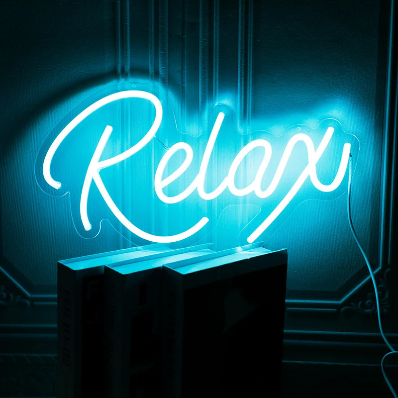Chill Vibes Only: Relax LED Neon Sign for Your Space!