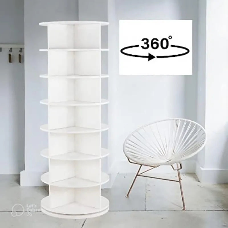 360 Rotation Rack 360° Rotating Shoe Organizer Rack Tower – PerfenQ