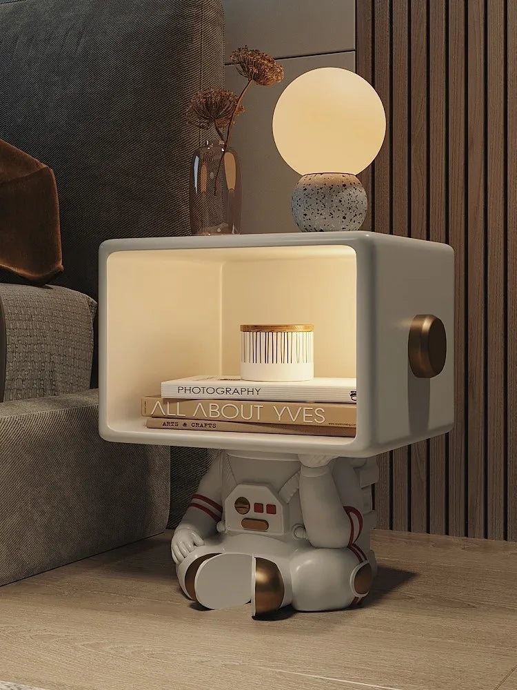 Astronaut Nightstands: Whimsical Crafts for Living Room and Bedroom Decor