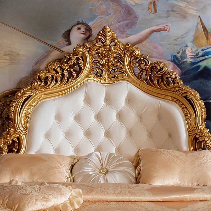 Luxury European Round Bed Wedding Lounge Elegance in Your Home