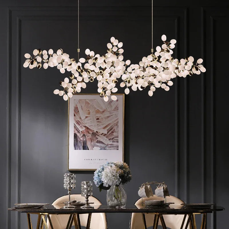 Unique Grapes Bunch Chandelier Perfect for Dining Rooms, Lofts, & Villas and decor needs