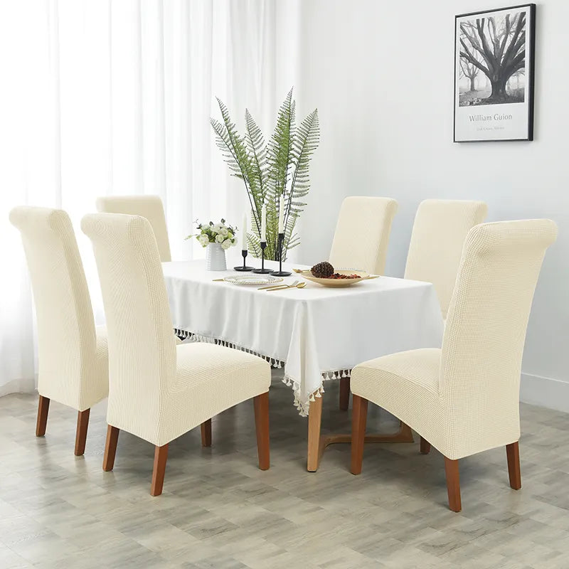 Universal High Back Dining Chair Covers PerfenQ universal-high-back-dining-chair-covers-perfenq