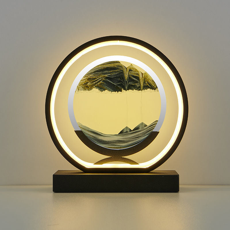 Luxurious LED Quicksand Table Lamp