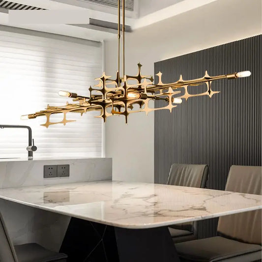 Nordic Stainless Steel Pendant Lamp for Luxury Dining Spaces