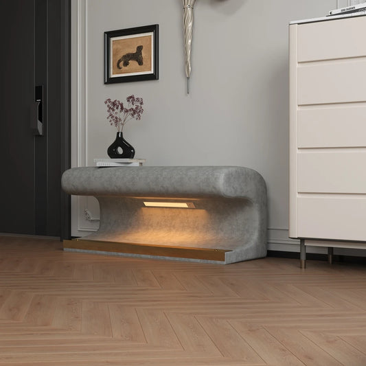 Spacious Velvet Storage Ottoman Perfect for Bedrooms & Living Spaces