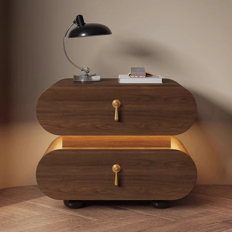 Brown Drawer Nightstand Transform Your Space with Modern Elegance