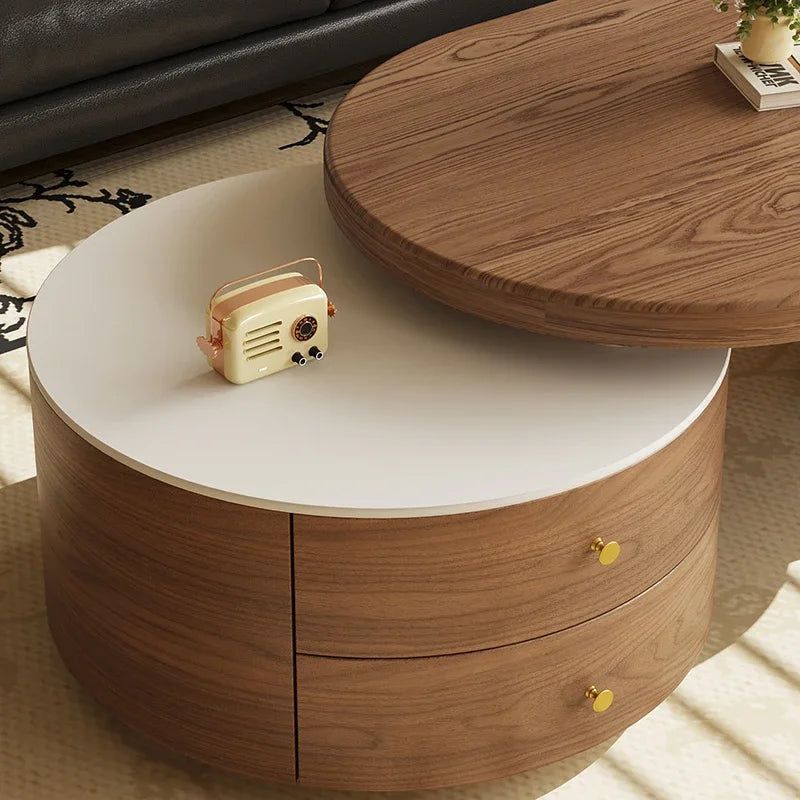 Trendy Modern Coffee Table Luxury Storage Centerpiece for Contemporary Homes