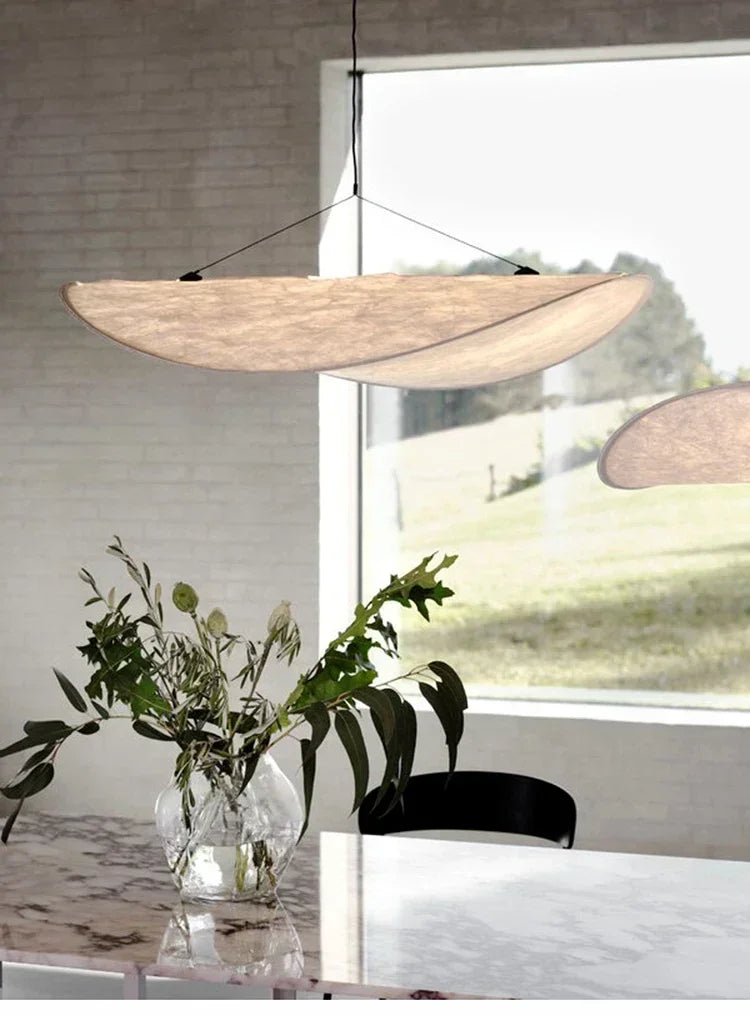 Luxury Silk LED Chandelier Hanging Light for Elegant Living Spaces & Dining Areas