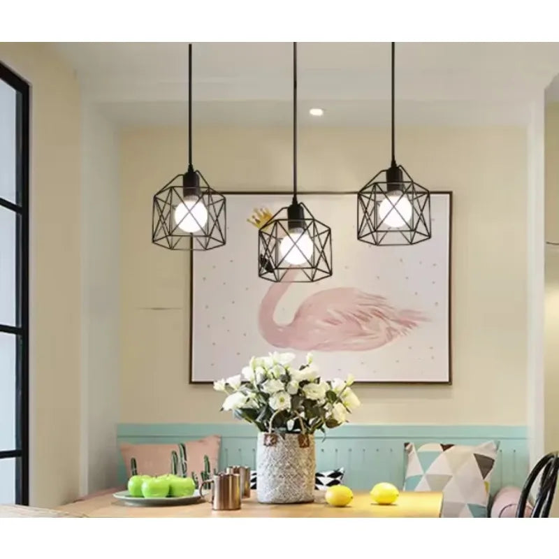 Stylish 3 Head Nordic LED Chandelier Perfect for Bars & Dining Areas