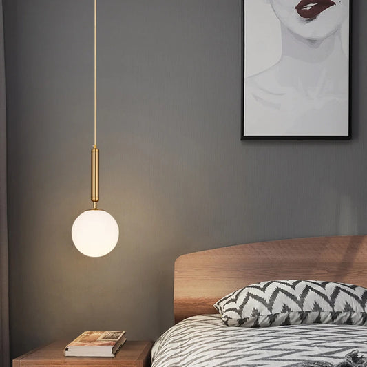 Golden Ball LED Pendant Light Perfect Blend of Style & Sophistication