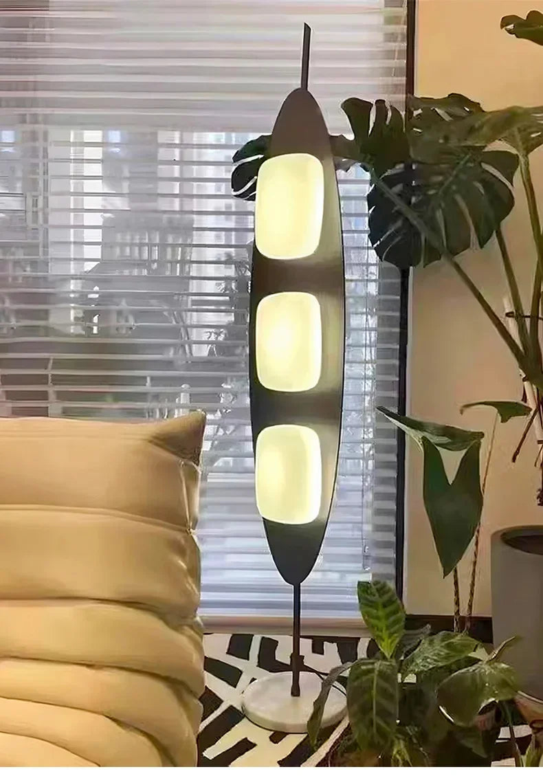 Modern Sailboat Floor Lamp With Minimalist Light Fixture for Living Room & Bedroom Decor